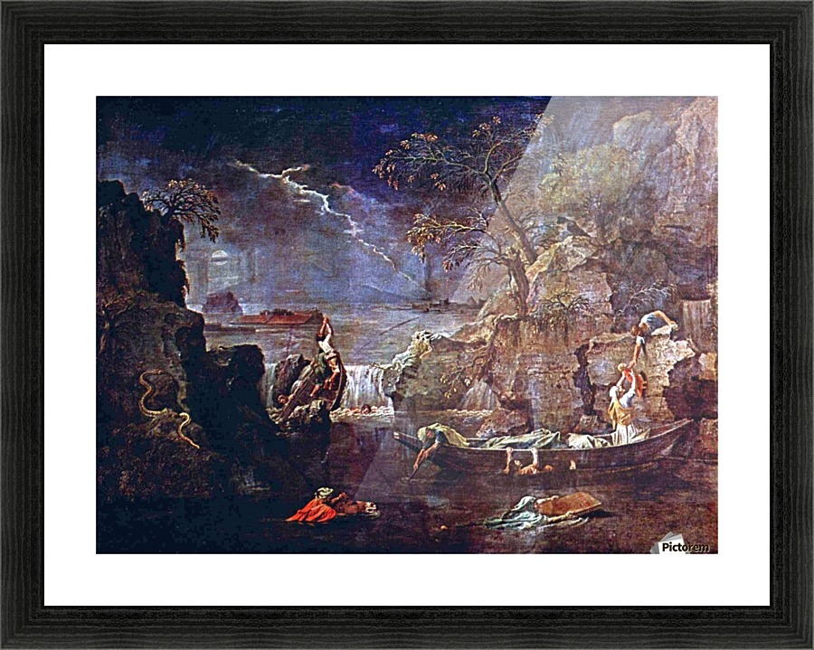 Winter or Flood Picture Frame print