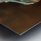 The Azure Guardian Metal print