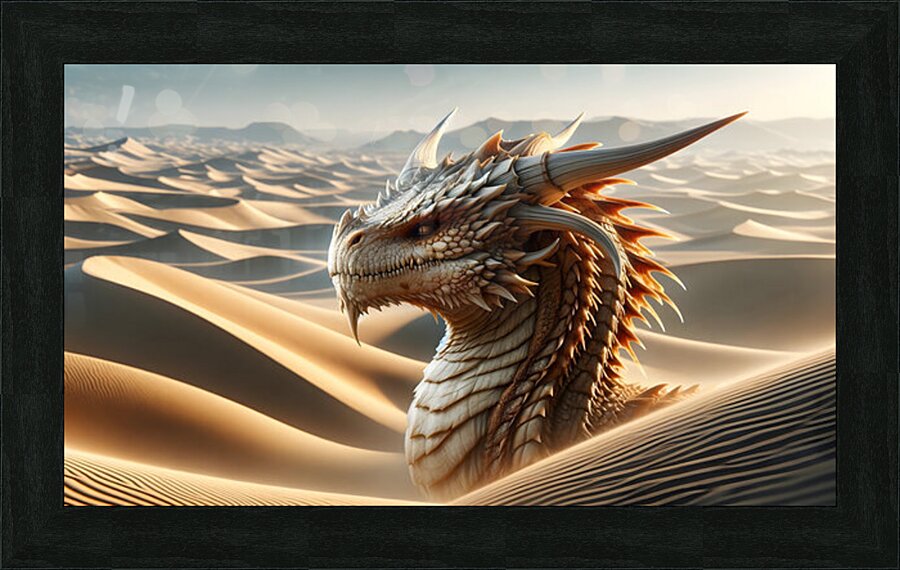 The Desert Sentinel Picture Frame print