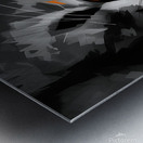 Intense Close Up Of A Fierce Lion s Face Metal print