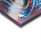 Flower Swirls  cranberry Acrylic print