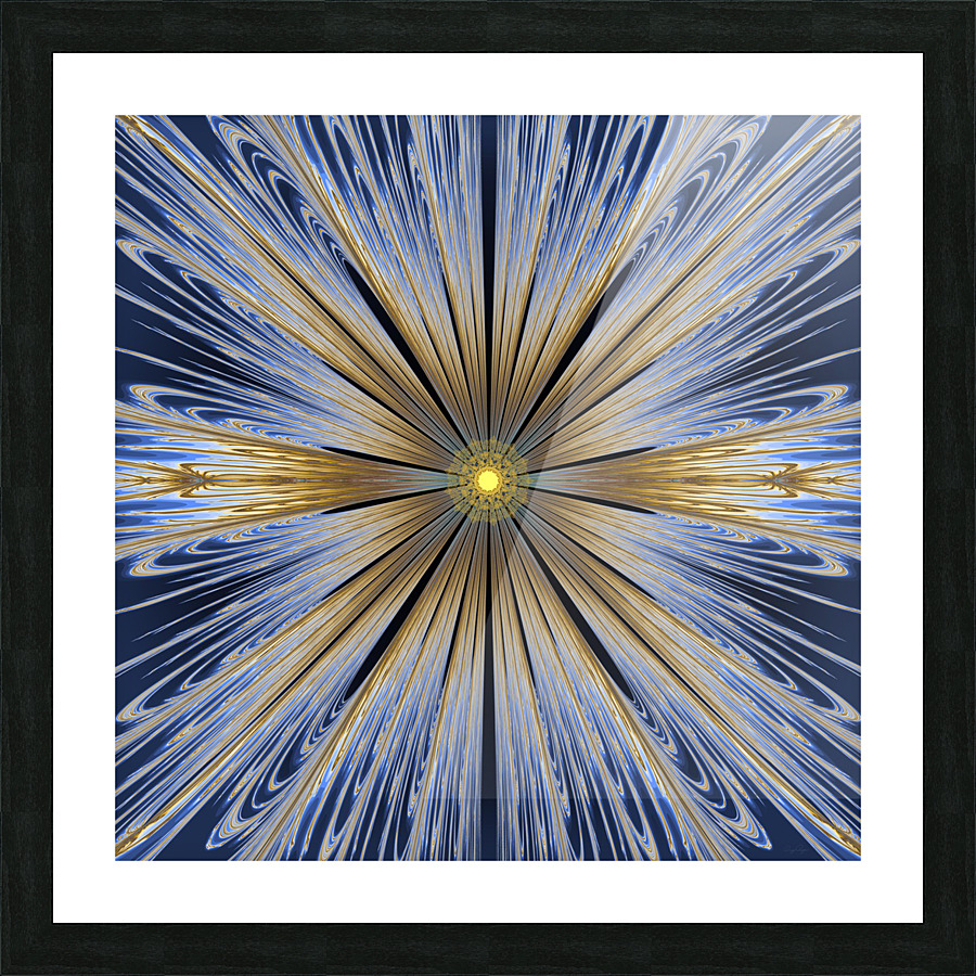 Sun   Rays   Lace Picture Frame print