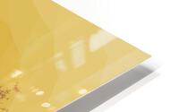 Cross Gold Yellow HD Metal print