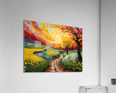 The path between the trees Acrylic Print