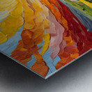 The path between the trees Metal print