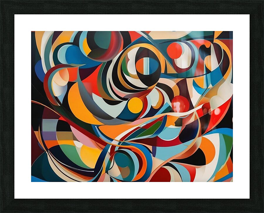 Abstract painting Picture Frame print