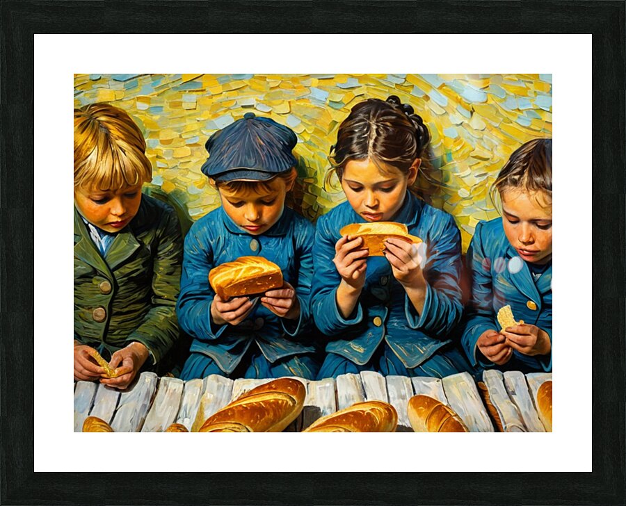 Good smell of bread Picture Frame print