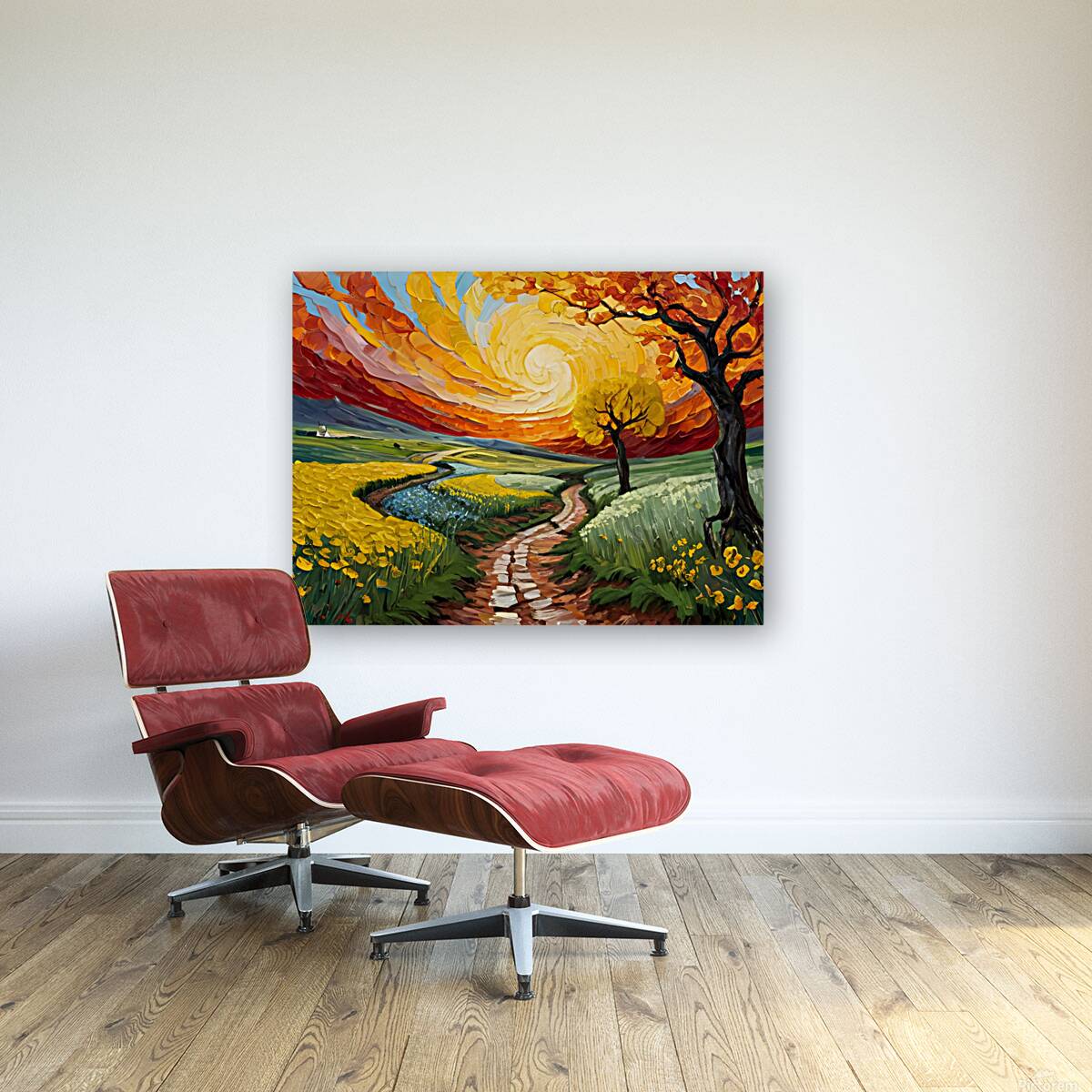 The path between the trees Reproduction