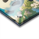 An animestyle digital illustration a baby panda 6 Acrylic print