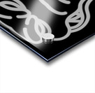 Crocodile head white Acrylic print