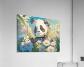 An animestyle digital illustration a baby panda 6 Acrylic Print