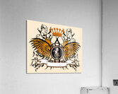 Crown wings Acrylic Print