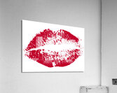 Lips red Acrylic Print