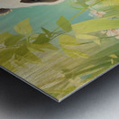 An animestyle digital illustration a baby panda 8 Metal print