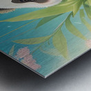 An animestyle digital illustration a baby panda 11 Metal print