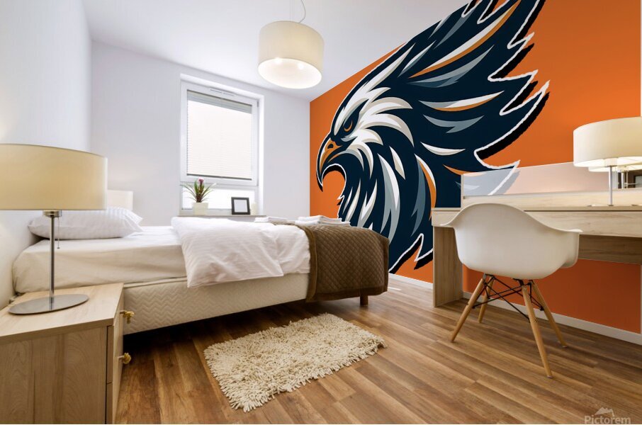 head eagle 6 Mural print