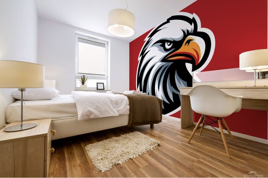 head eagle 12 Mural print