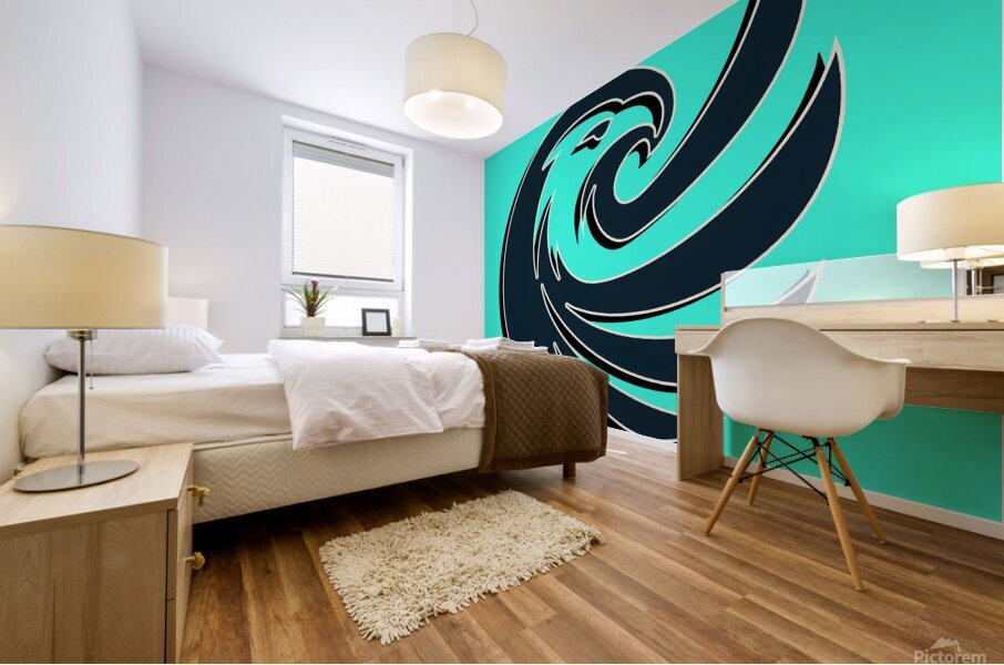 head eagle 15 Mural print