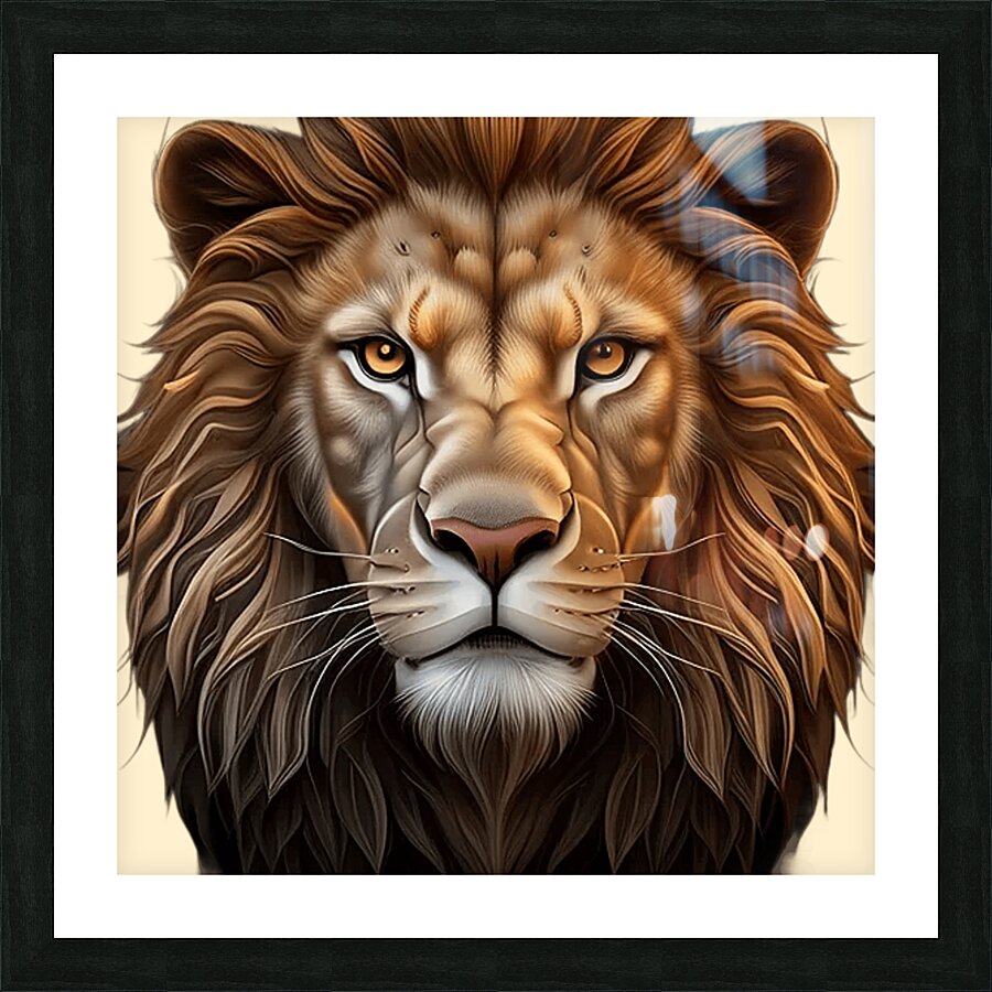 Lion head 1 Picture Frame print