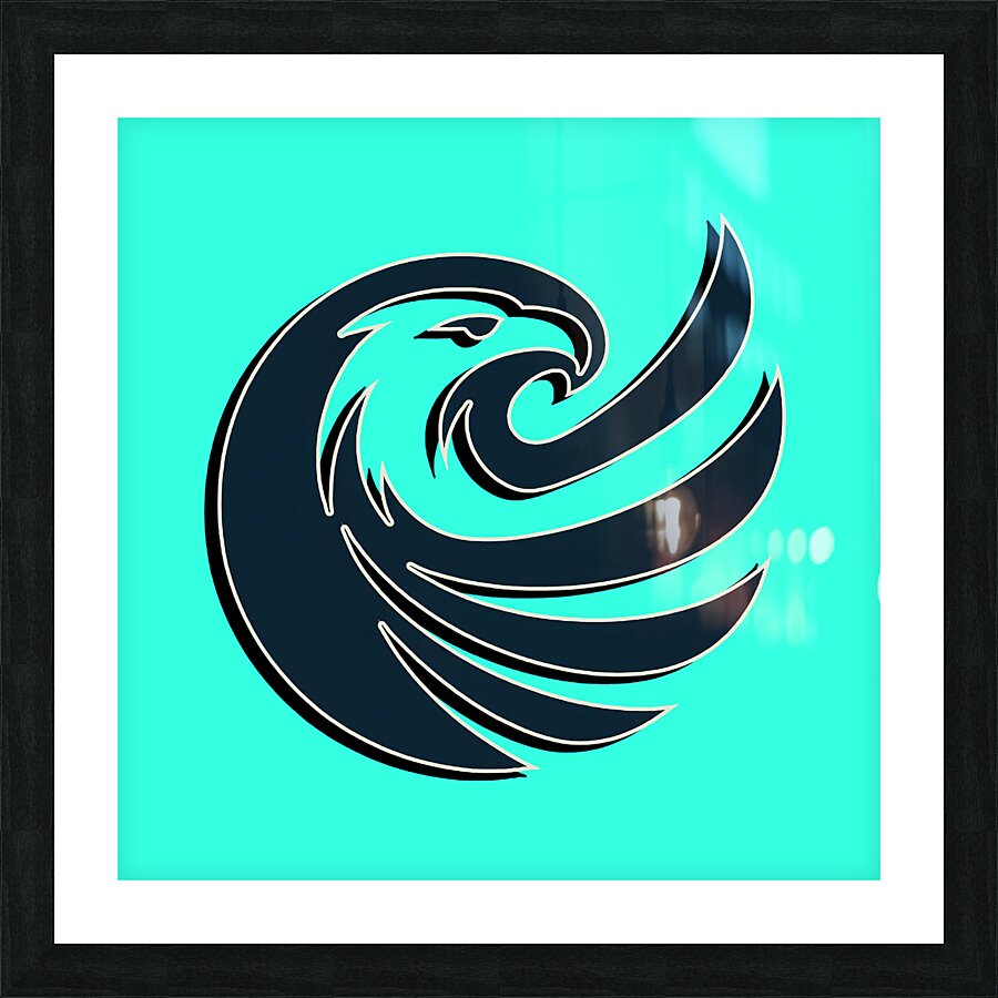 head eagle 15 Picture Frame print