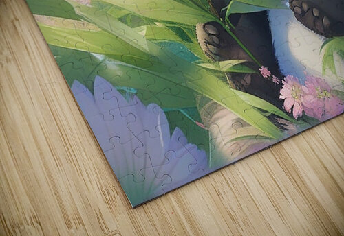 An animestyle digital illustration a baby panda 11 Bayu Perkasa puzzle