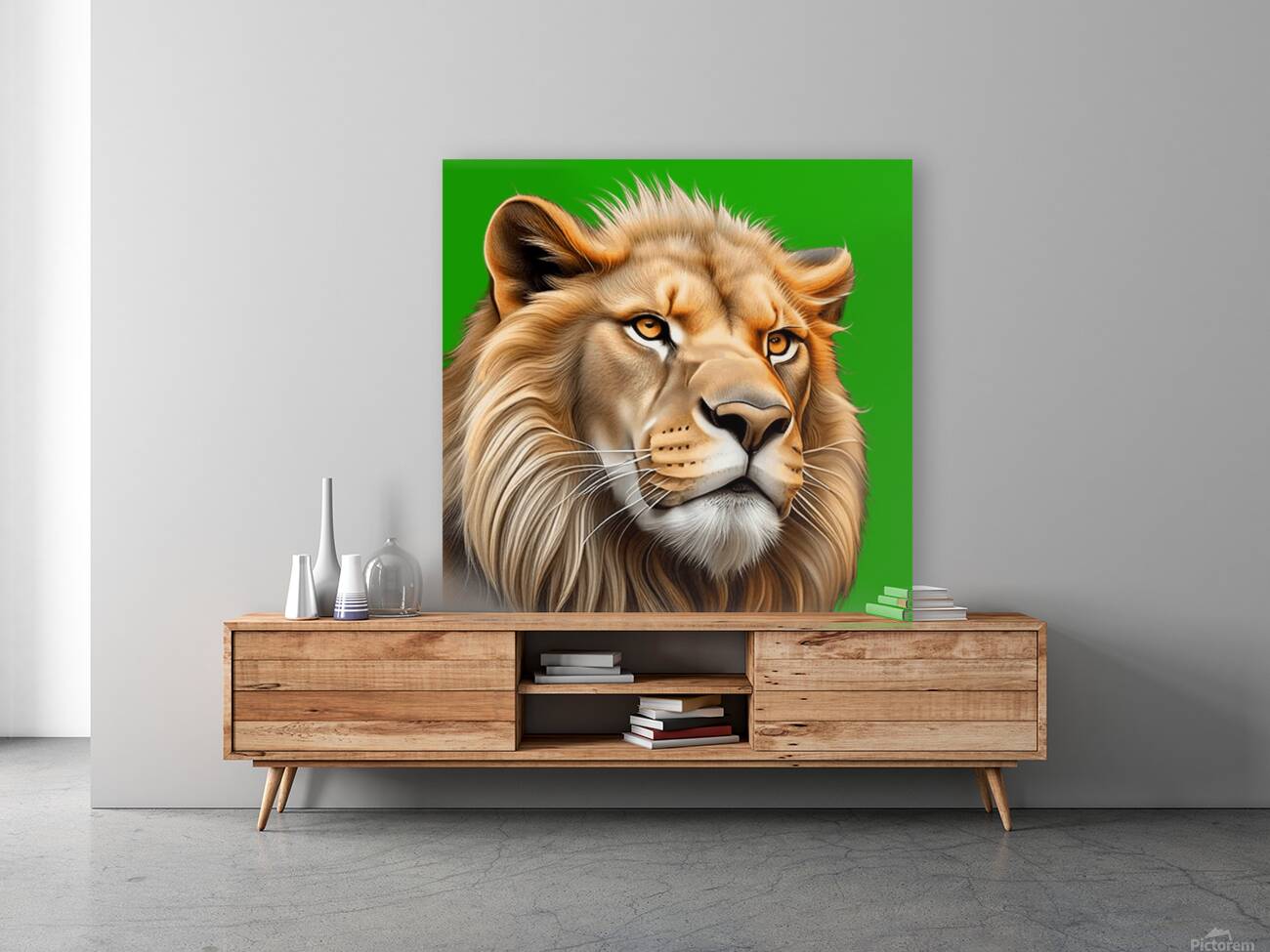 Lion head 3 Reproduction