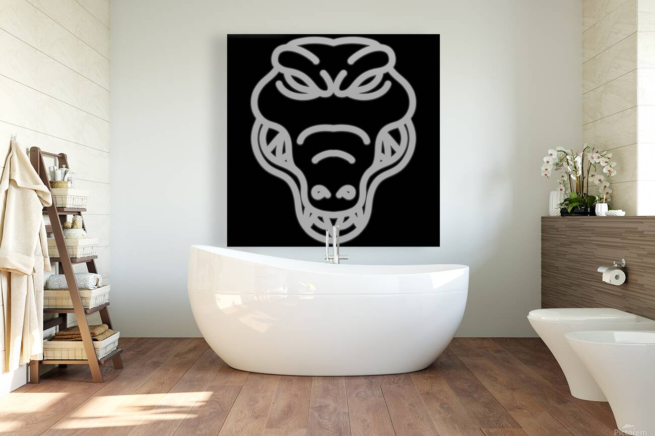 Crocodile head white Reproduction