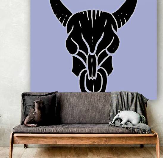 Bull for tattoo hand drawn black by Bayu Perkasa