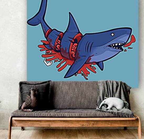 Dead shark blue white by Bayu Perkasa
