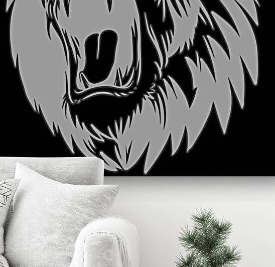 Lion head white by Bayu Perkasa