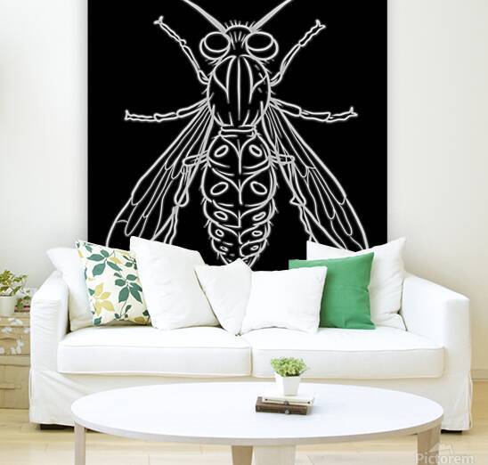 Hornet hand drawn white by Bayu Perkasa
