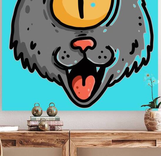 object cartoon monster one eye wolf by Bayu Perkasa