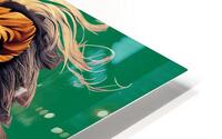 Lion head 12 HD Metal print