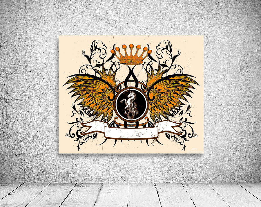 Crown wings Wall Preview