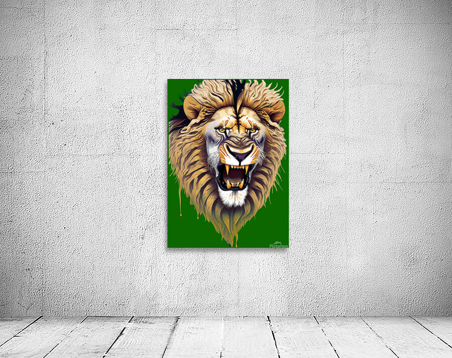 Lion head 13 Wall Preview