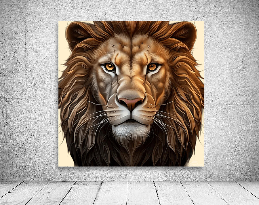 Lion head 1 Wall Preview