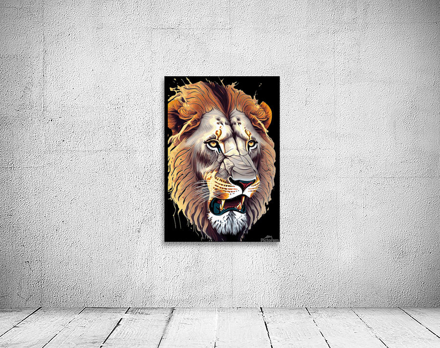 Lion head 6 Wall Preview