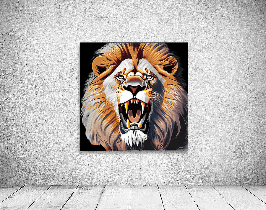 Lion head 7 Wall Preview