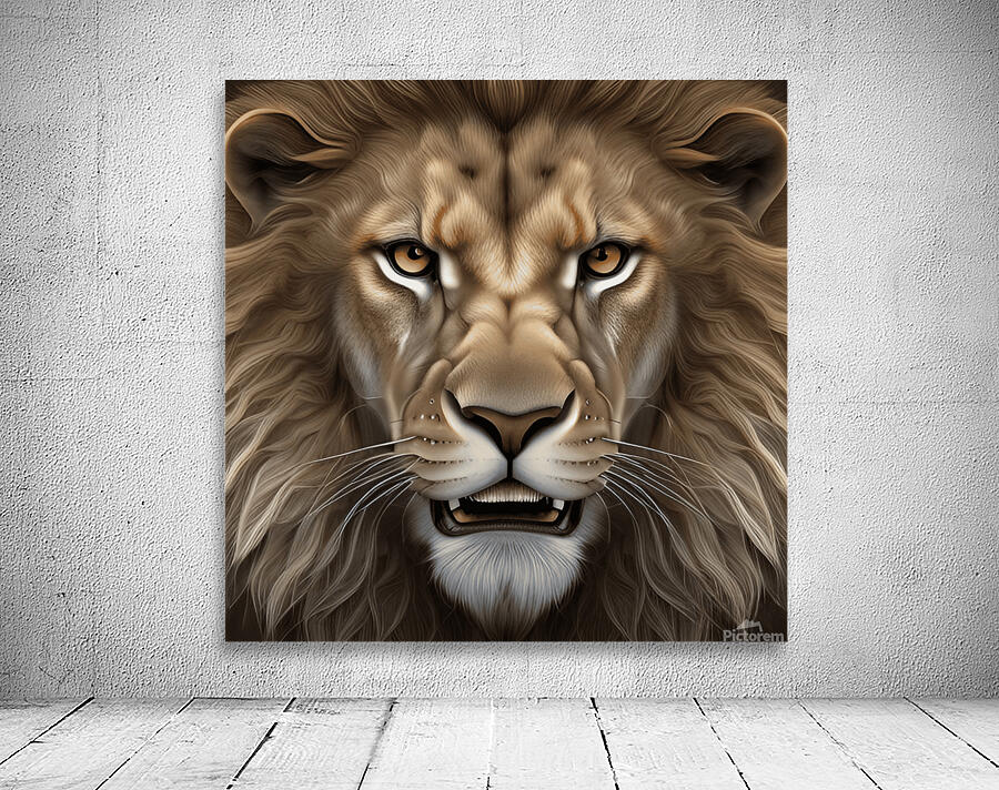Lion head 2 Wall Preview