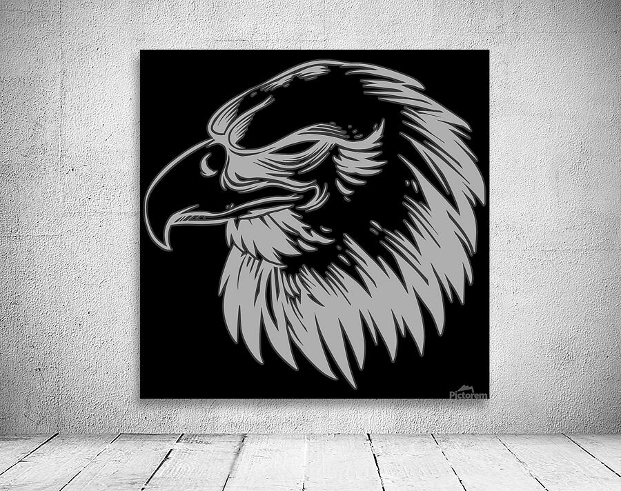 Eagle head white Wall Preview