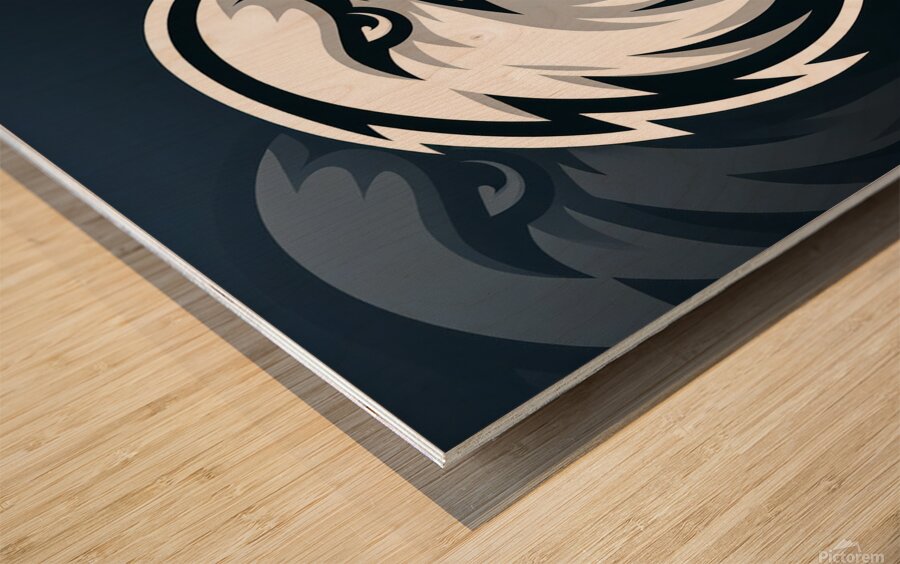 Head eagle 16 Wood print