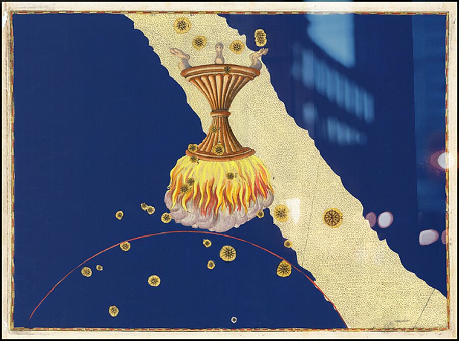 Constellation Ara by Johann Bayer published in 1624 by Posh Print