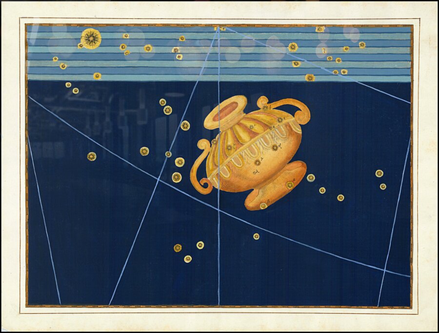 Constellation Crater by Johann Bayer published in 1624 by Posh Print