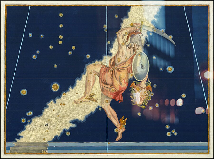 Constellation Perseus by Johann Bayer Published in 1624  by Posh Print