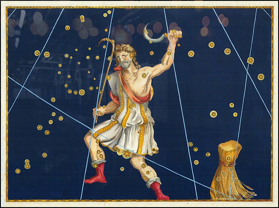 Constellation Bootes by Johann Bayer Published in 1624  by Posh Print