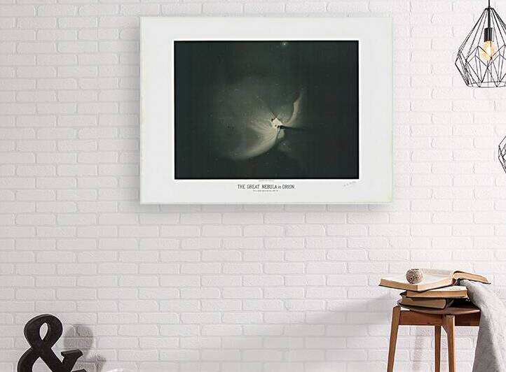 The Great Nebula of Orion 1882 by Trouvelot  by Posh Print