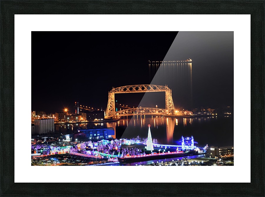 Bentleyville Lights Picture Frame print