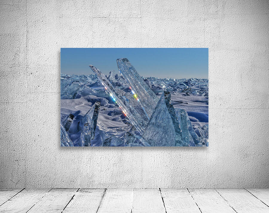 Ice Refractions Wall Preview