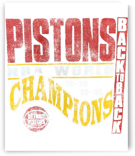 Detroit Pistons 9 by RobertaCWeaver