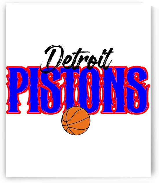 Detroit Pistons 45 by RobertaCWeaver